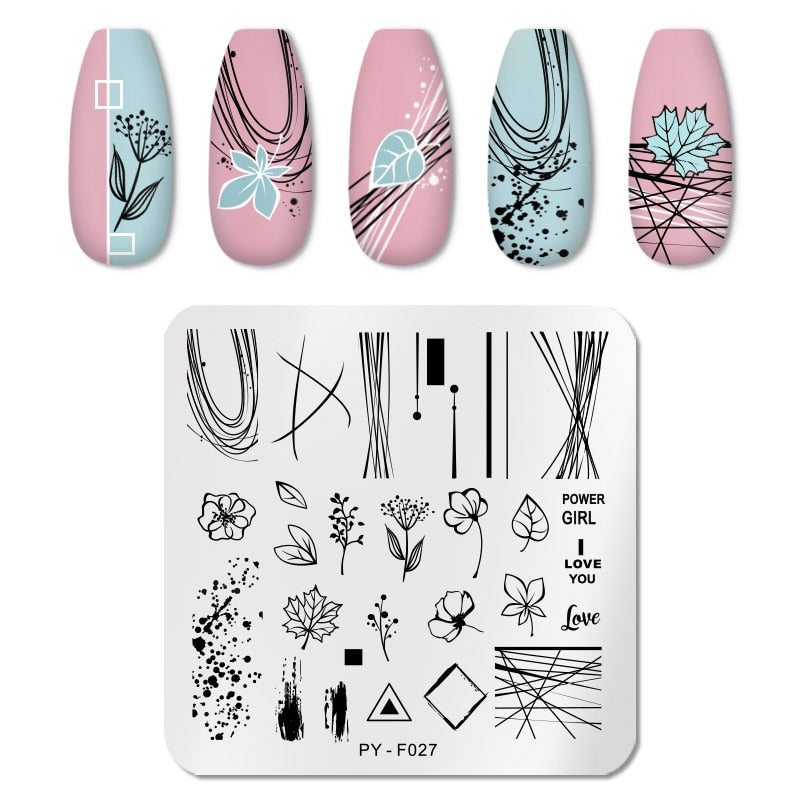 Nail Art Templates Stamping Plate Design