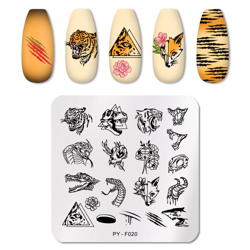 Nail Art Templates Stamping Plate Design