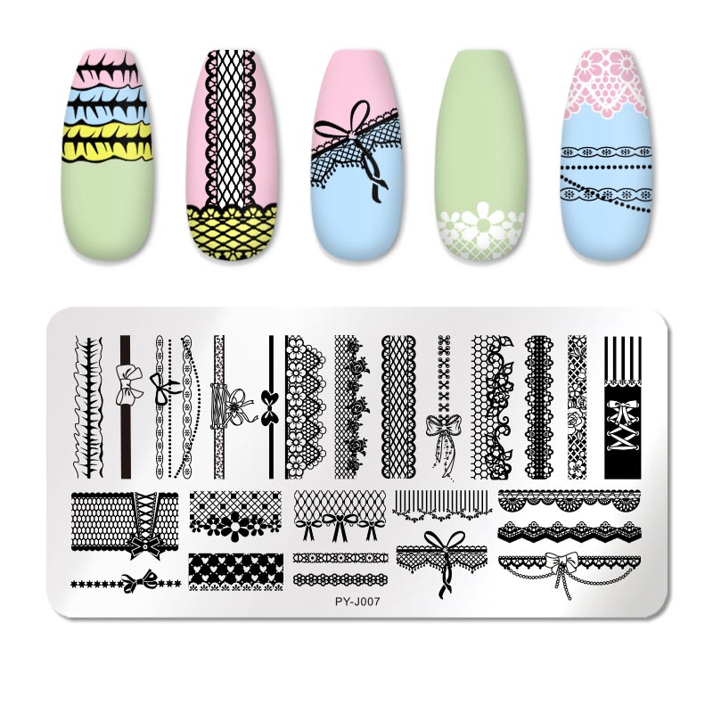 Nail Art Templates Stamping Plate Design