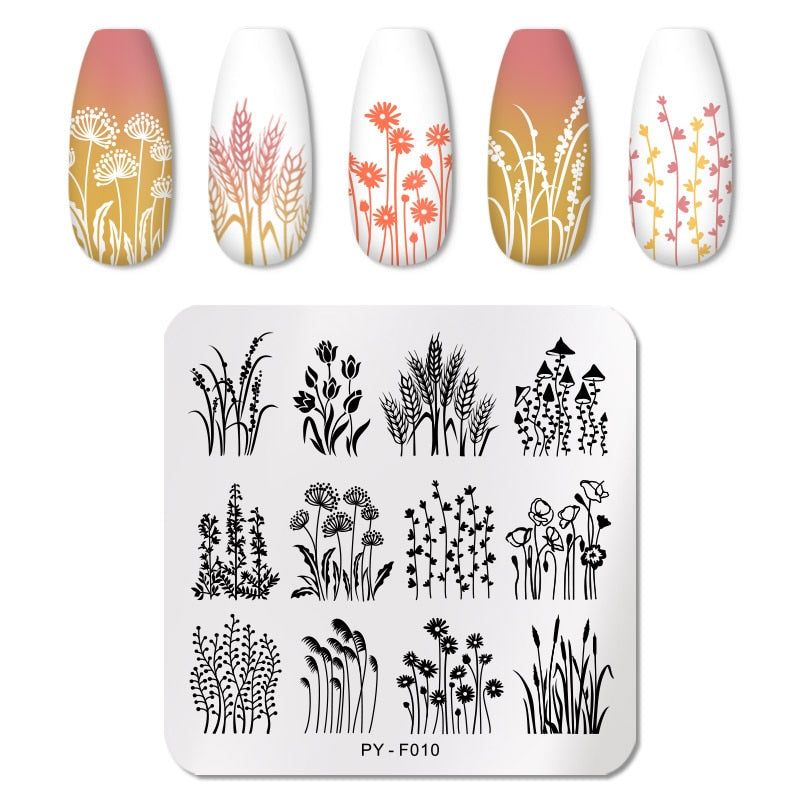 Nail Art Templates Stamping Plate Design