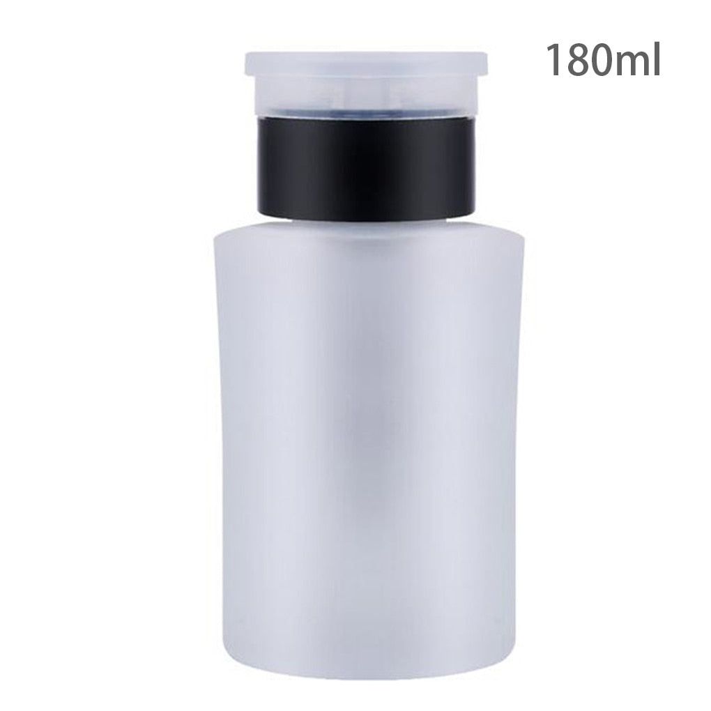 60/120/150/200ml Empty Pump Dispenser Liquid UV Gel Polish Nail Art Polish Clean Bottle Polish Cleanser Remover Bottle