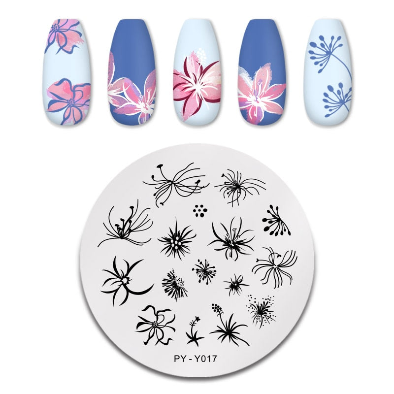 Nail Art Templates Stamping Plate Design