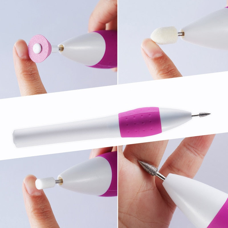 Nail Art Portable Nail Battery Grinder Tool