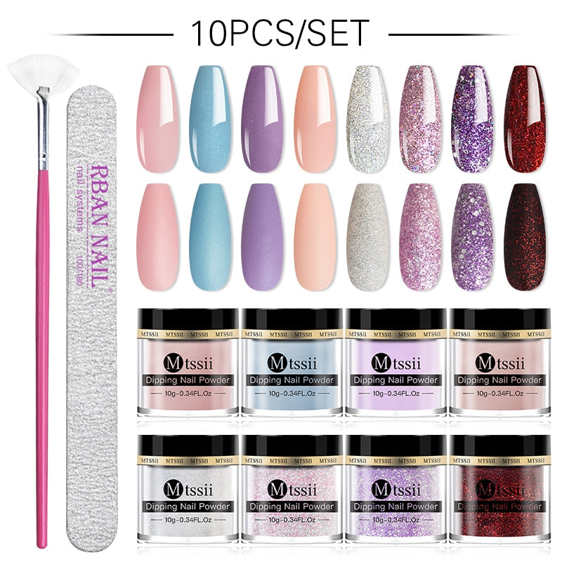 Dipping Nail Powder Set Matte Nail Glitter