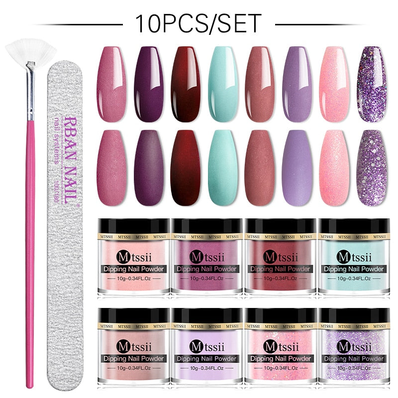 Dipping Nail Powder Set Matte Nail Glitter