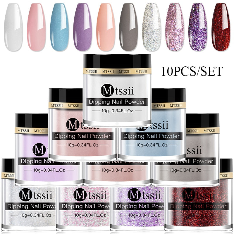 Dipping Nail Powder Set Matte Nail Glitter