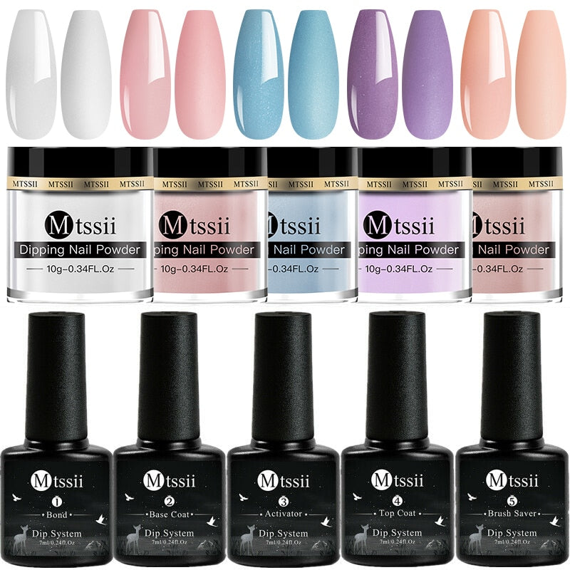 Dipping Nail Powder Set Matte Nail Glitter