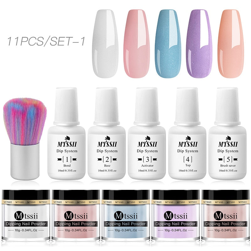 Dipping Nail Powder Set Matte Nail Glitter