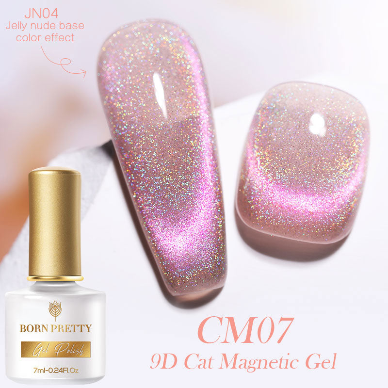 Magnetic Gel Nail Gel Pink Magnetic Gel Soak