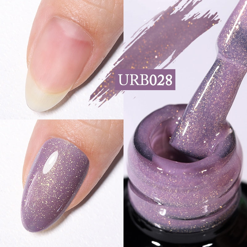 Glitter Rubber Base Gel Polish