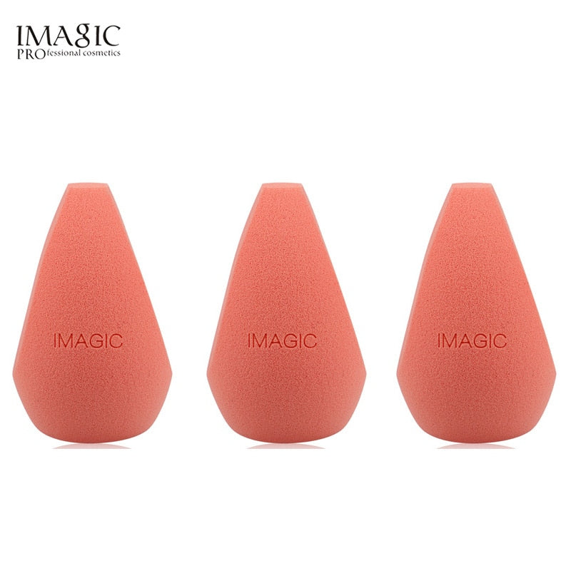 IMAGIC beauty sponge 3pcs face wash puff gourd water drop puff wet and dry makeup sponge tool