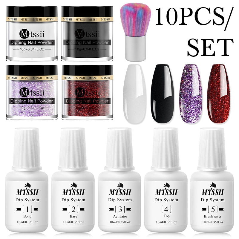 Dipping Nail Powder Set Matte Nail Glitter