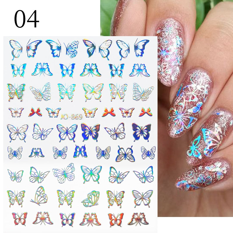 Heart Letter Nail Sticker Nail Art Decoration