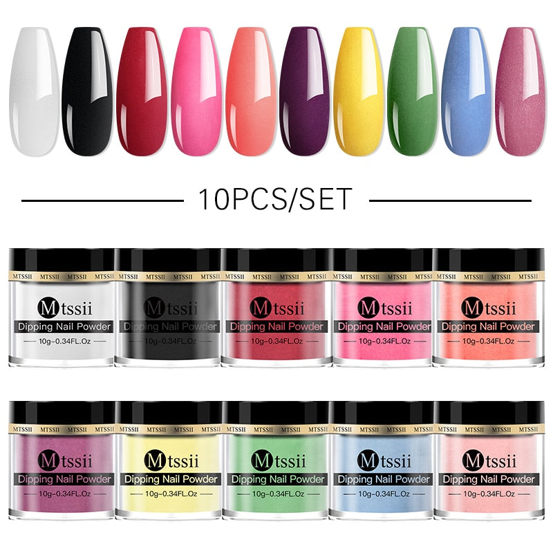 Dipping Nail Powder Set Matte Nail Glitter