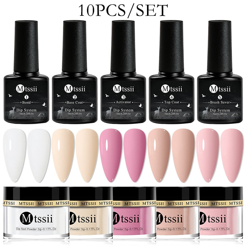 Dipping Nail Powder Set Matte Nail Glitter