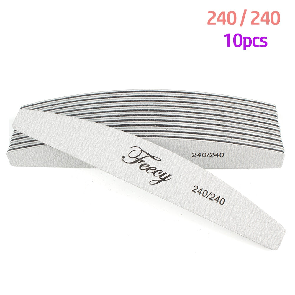 Nail File Buffer Double Side Of The Nail File Buffer 100/180 Trimmer Lime Buffer In The Nail Art Ongle Nail Art Tool