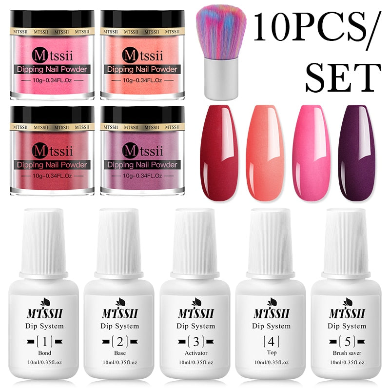 Dipping Nail Powder Set Matte Nail Glitter