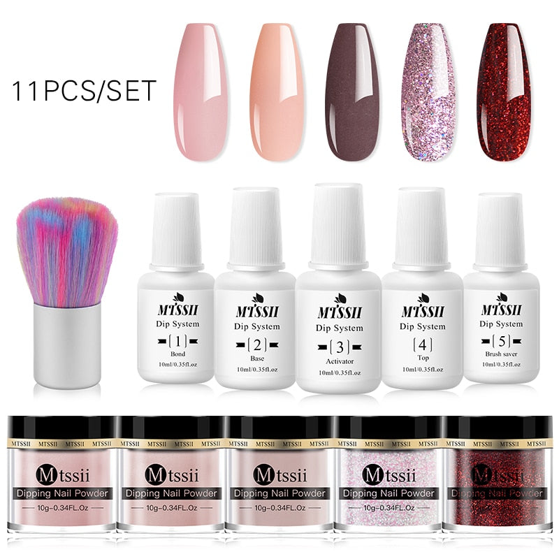 Dipping Nail Powder Set Matte Nail Glitter