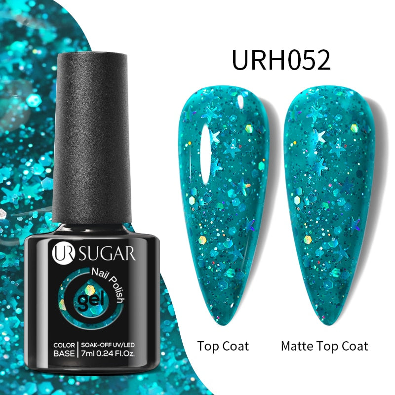 Glitter Rubber Base Gel Polish