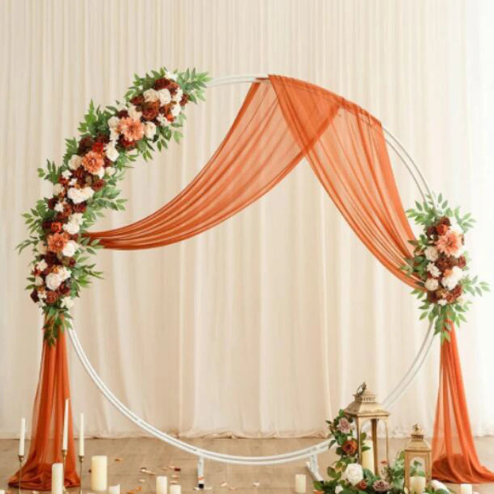 2Pcs/Set Artificial Arch Flower Swag Table Runner Centerpiece Garland for Wall Wedding Ceremony Sign Floral Decoration Flowers