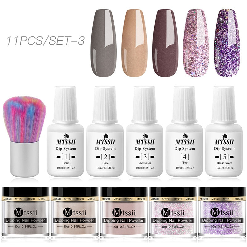 Dipping Nail Powder Set Matte Nail Glitter