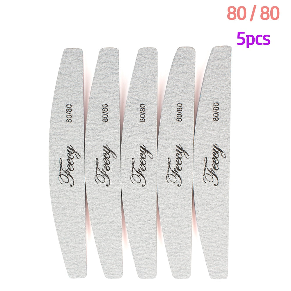 Nail File Buffer Double Side Of The Nail File Buffer 100/180 Trimmer Lime Buffer In The Nail Art Ongle Nail Art Tool