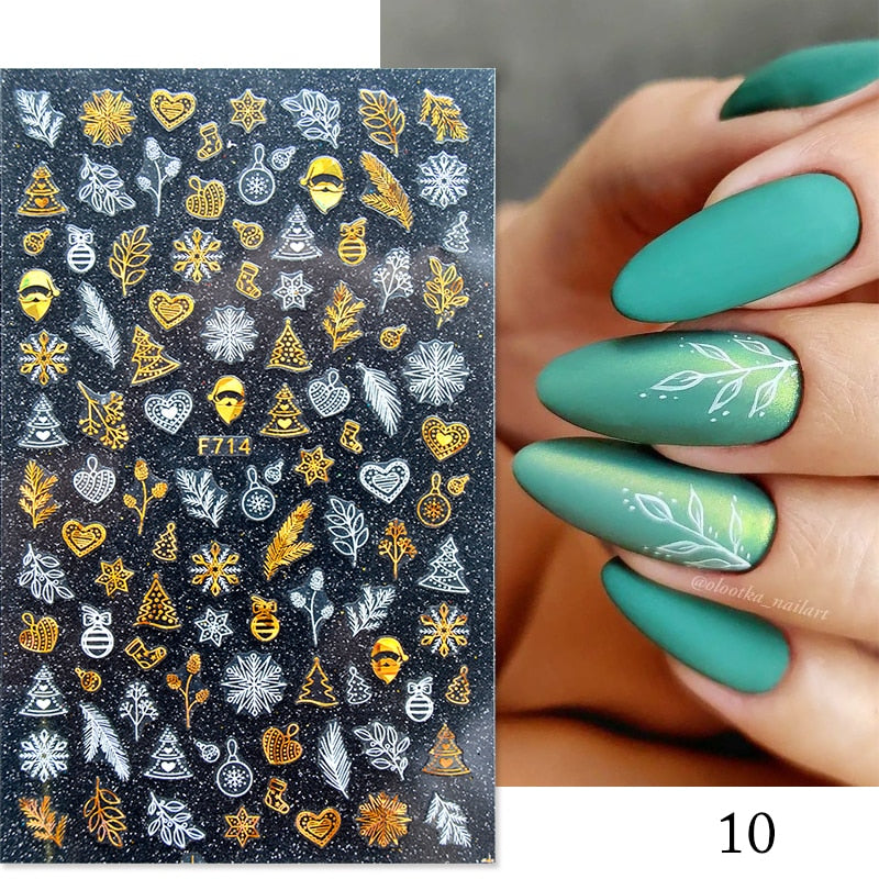 Heart Letter Nail Sticker Nail Art Decoration