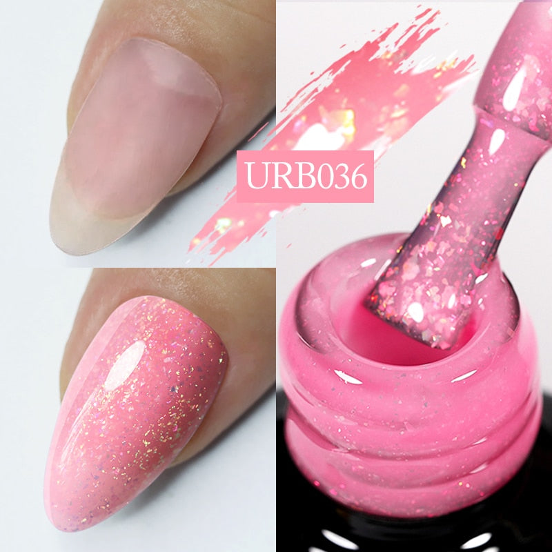 Glitter Rubber Base Gel Polish