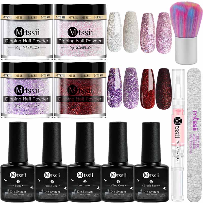 Dipping Nail Powder Set Matte Nail Glitter