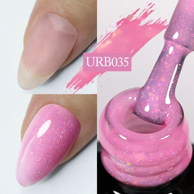 Glitter Rubber Base Gel Polish