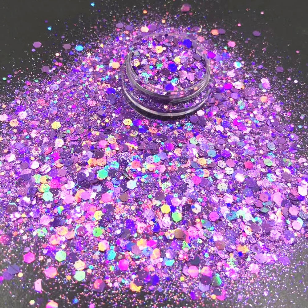 Iridescent Nail Art Glitter Sequins