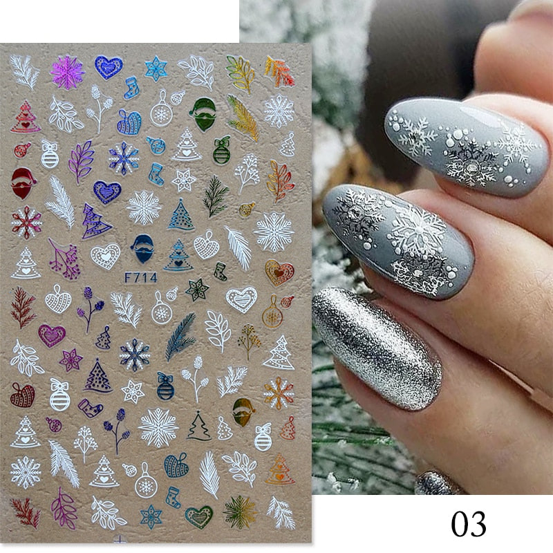 Heart Letter Nail Sticker Nail Art Decoration