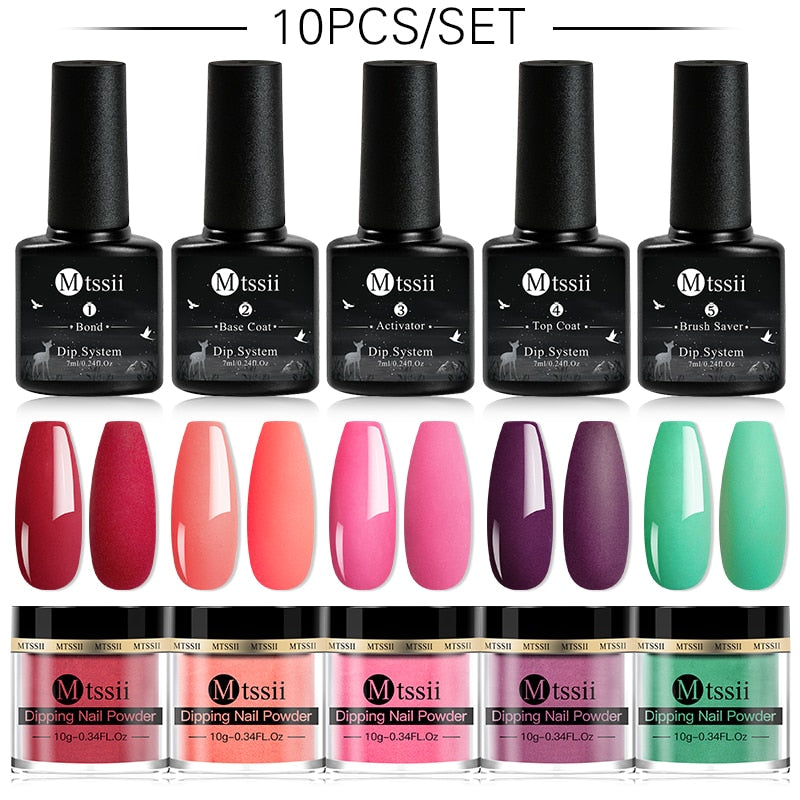 Dipping Nail Powder Set Matte Nail Glitter