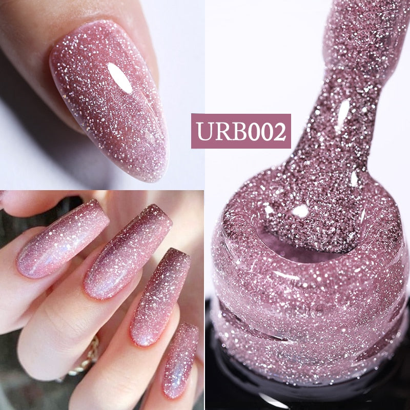 Glitter Rubber Base Gel Polish