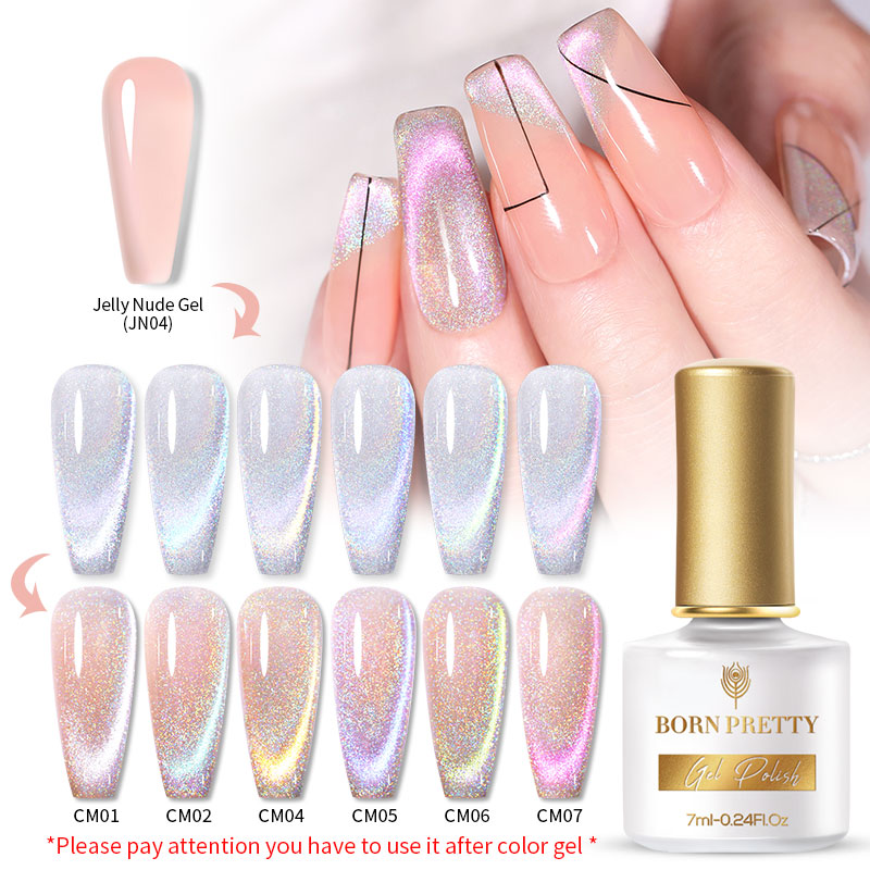 Magnetic Gel Nail Gel Pink Magnetic Gel Soak