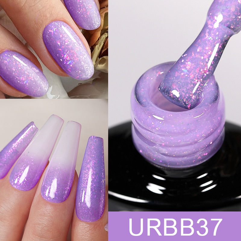 Glitter Rubber Base Gel Polish