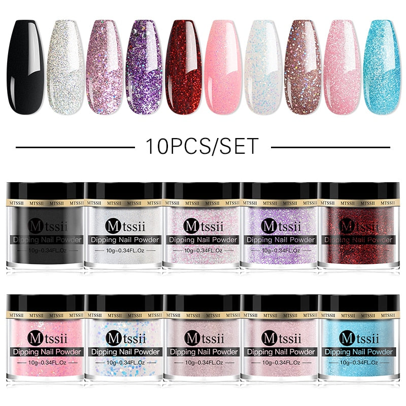 Dipping Nail Powder Set Matte Nail Glitter