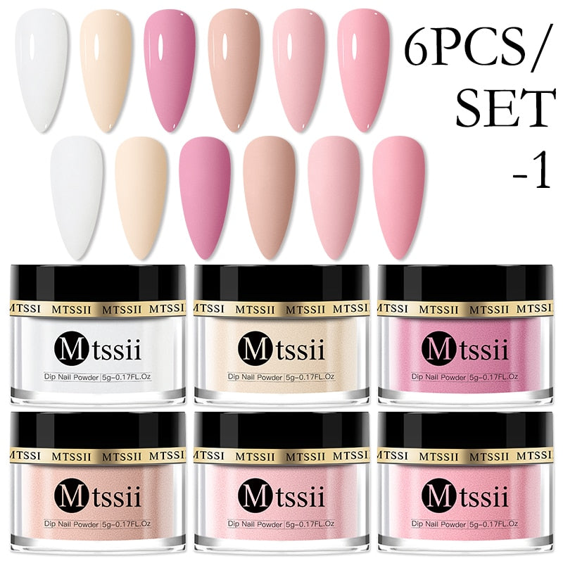 Dipping Nail Powder Set Matte Nail Glitter