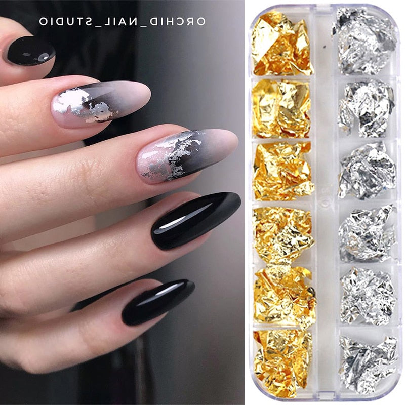 Aluminum Foil Sequins For Nails