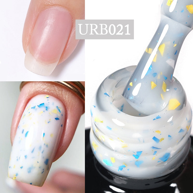 Glitter Rubber Base Gel Polish