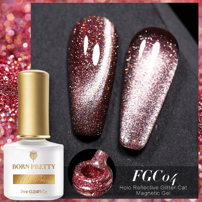 Magnetic Gel Nail Gel Pink Magnetic Gel Soak