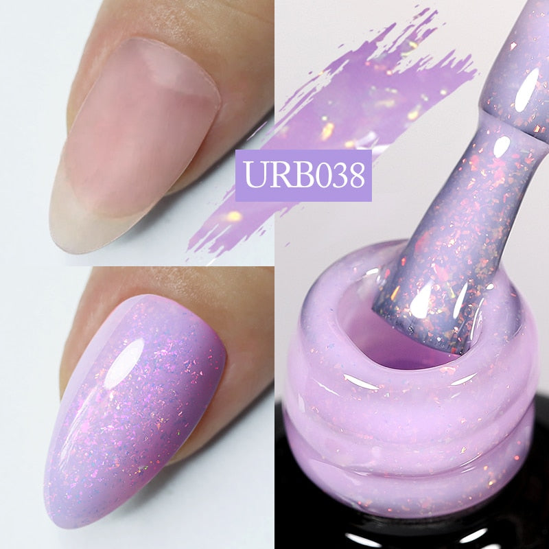 Glitter Rubber Base Gel Polish