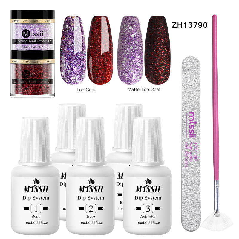 Dipping Nail Powder Set Matte Nail Glitter