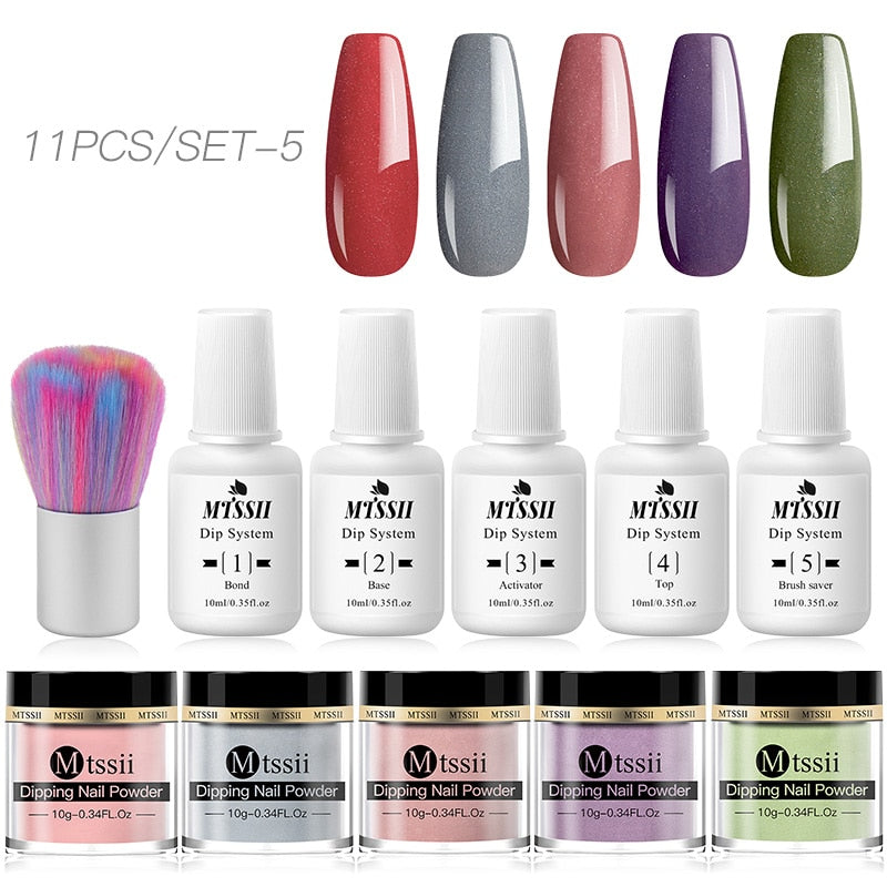 Dipping Nail Powder Set Matte Nail Glitter