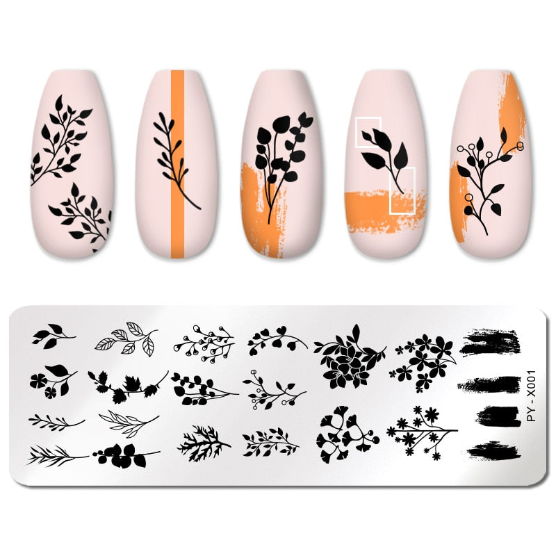 Nail Art Templates Stamping Plate Design