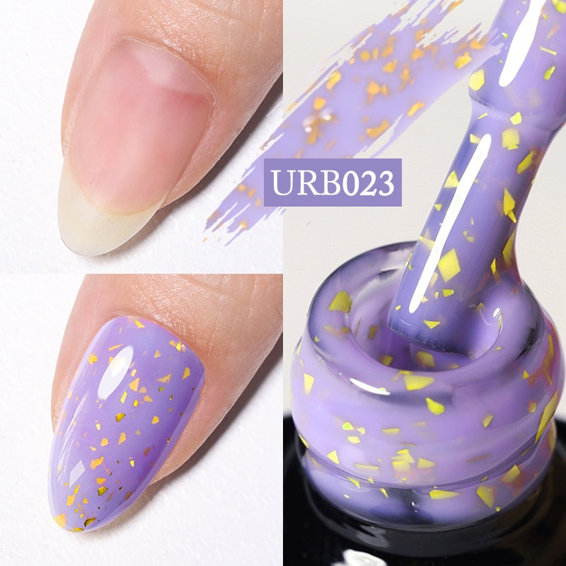 Glitter Rubber Base Gel Polish