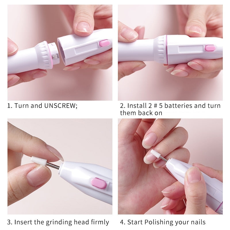 Nail Polisher for Removing Dead Skin