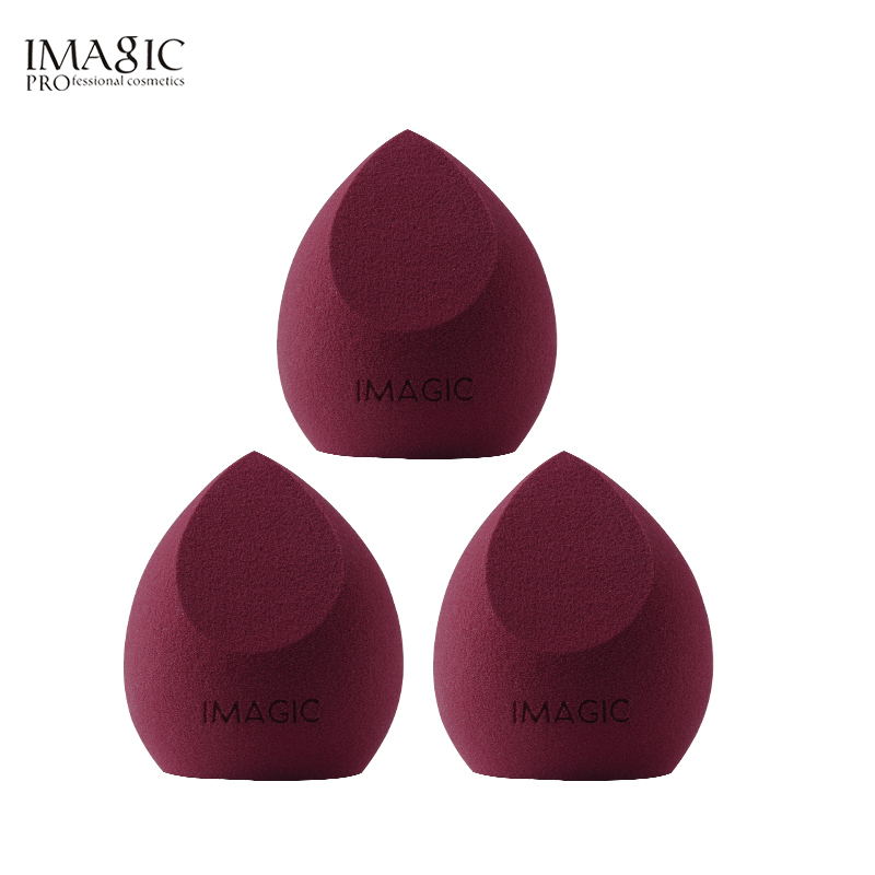 IMAGIC beauty sponge 3pcs face wash puff gourd water drop puff wet and dry makeup sponge tool