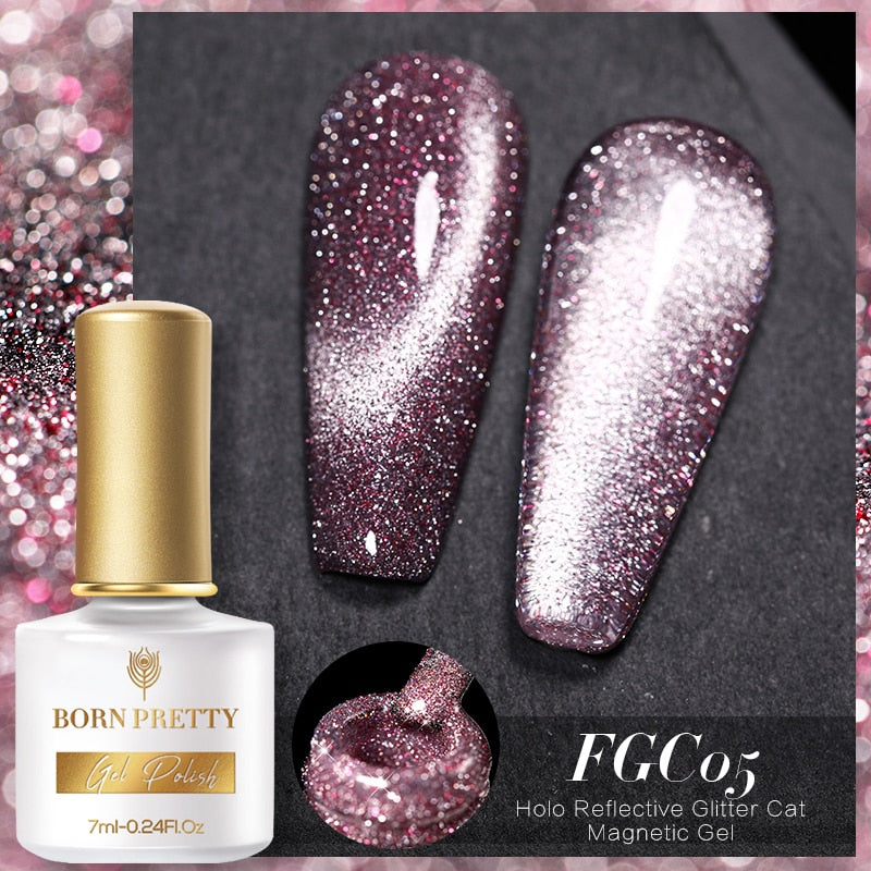 Magnetic Gel Nail Gel Pink Magnetic Gel Soak