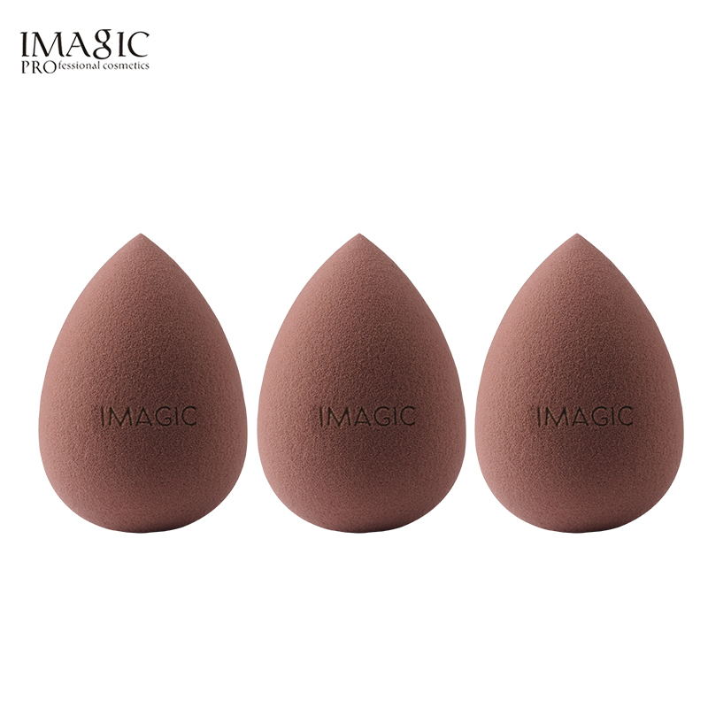 IMAGIC beauty sponge 3pcs face wash puff gourd water drop puff wet and dry makeup sponge tool